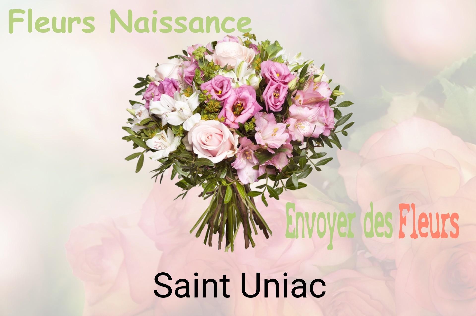 Bouquet de fleurs de naissance livré à Saint-Uniac